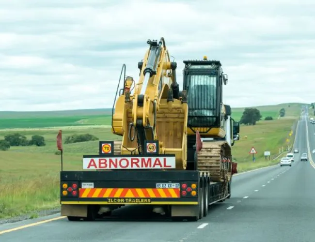 Vehicles carrying abnormal loads