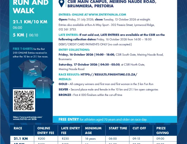 CSIR Road Race 2026